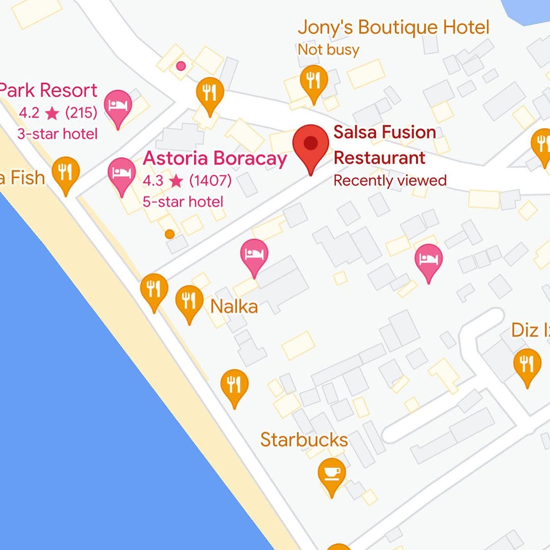 Salsa location map
